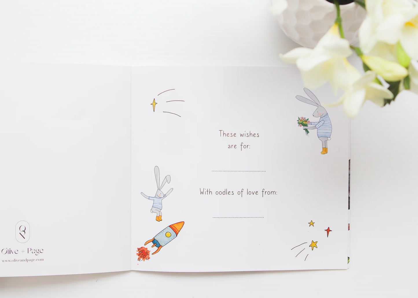 Olive + Page - My Wishes For You childrens book