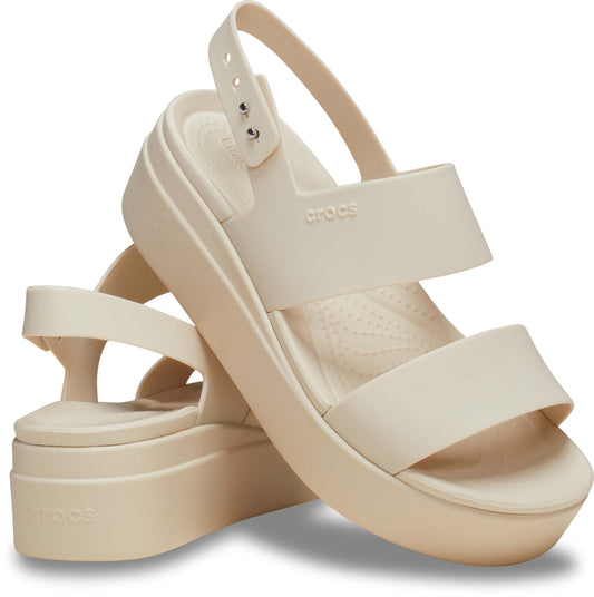 Crocs Brooklyn Low Wedge - Sandstone