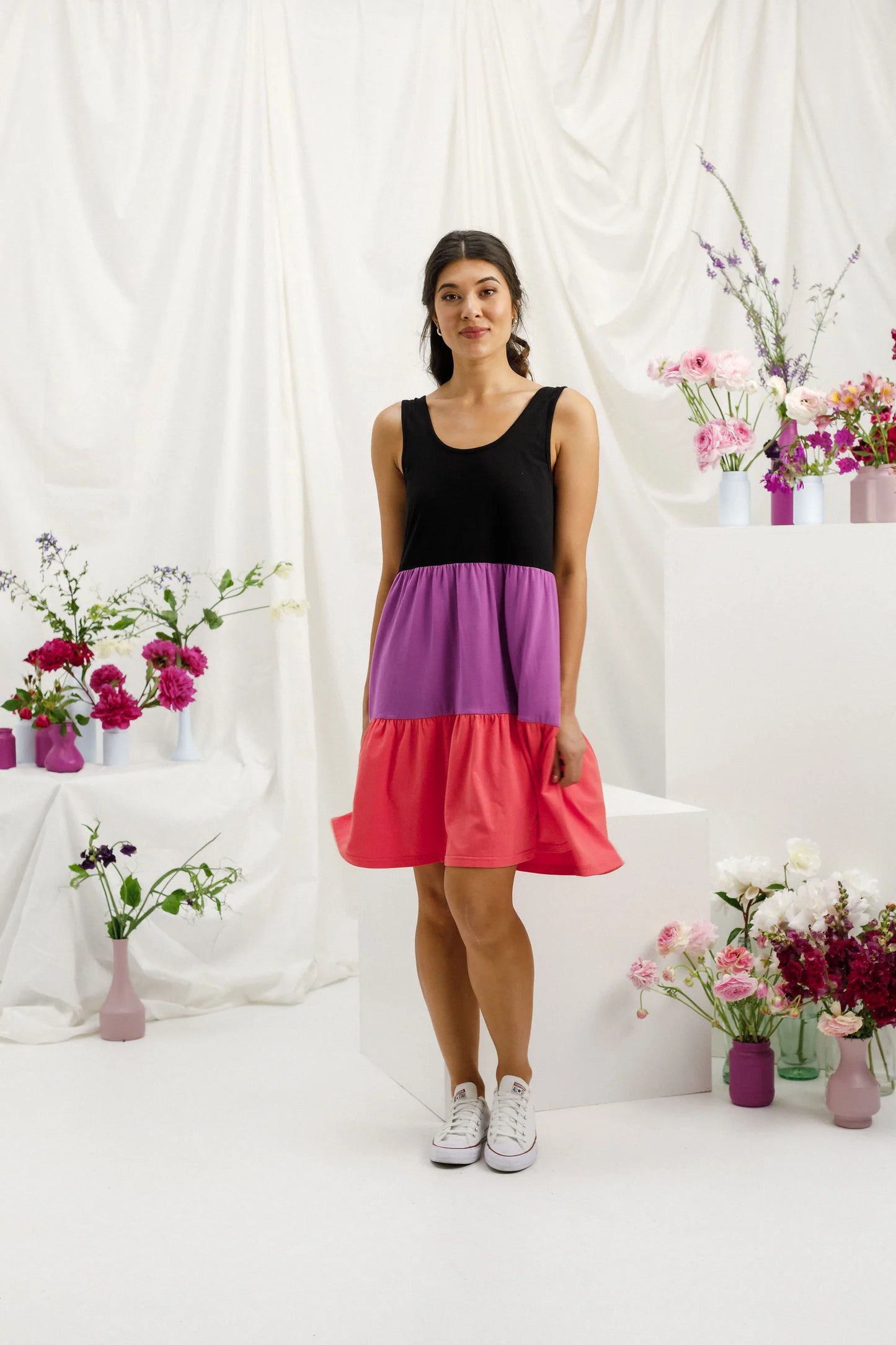 Home-lee Mischa Dress | Black Berry Orchid