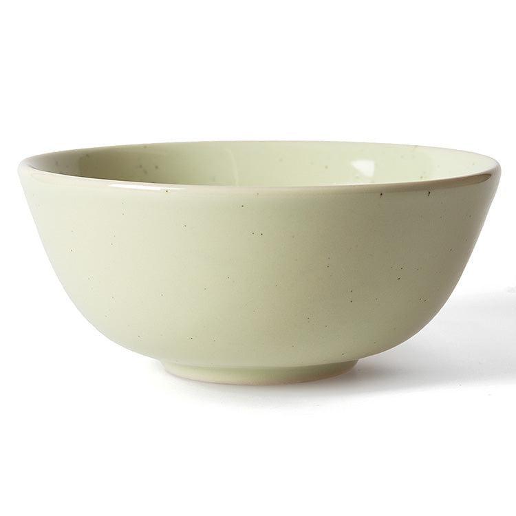 Trade Aid Tea Green Speckled Bowl