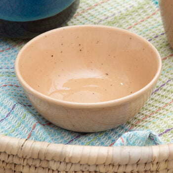 Trade Aid Tan Speckled Bowl