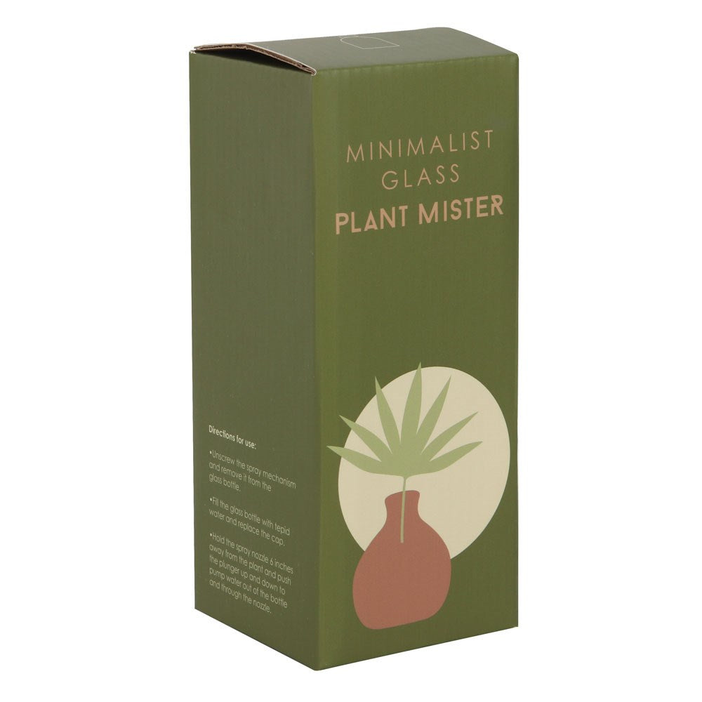 Olive Green Glass Plant Mister