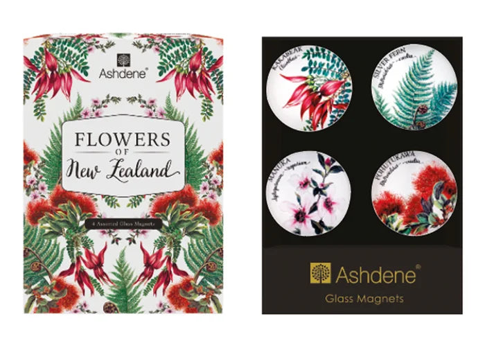 Flowers of New Zealand Magnet Set