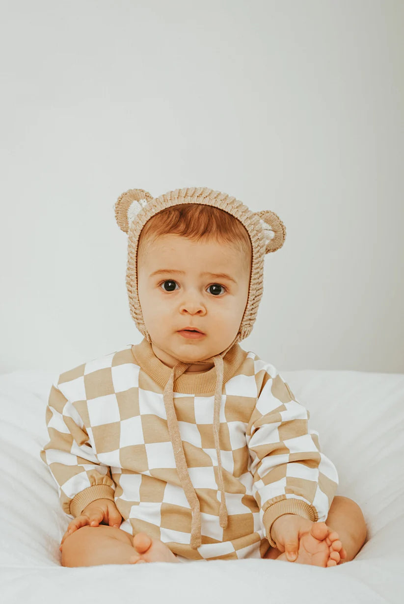 Cherub's Cradle Checkered Baby Romper