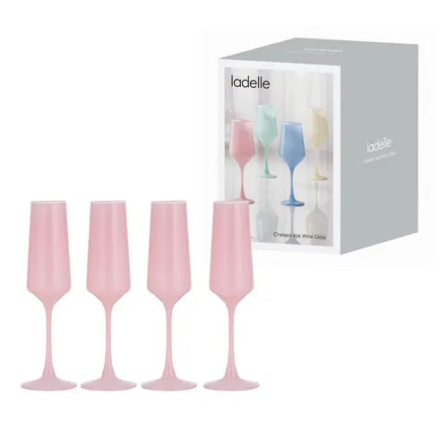 Chelsea Champagne Glass 4 Pack | Blush