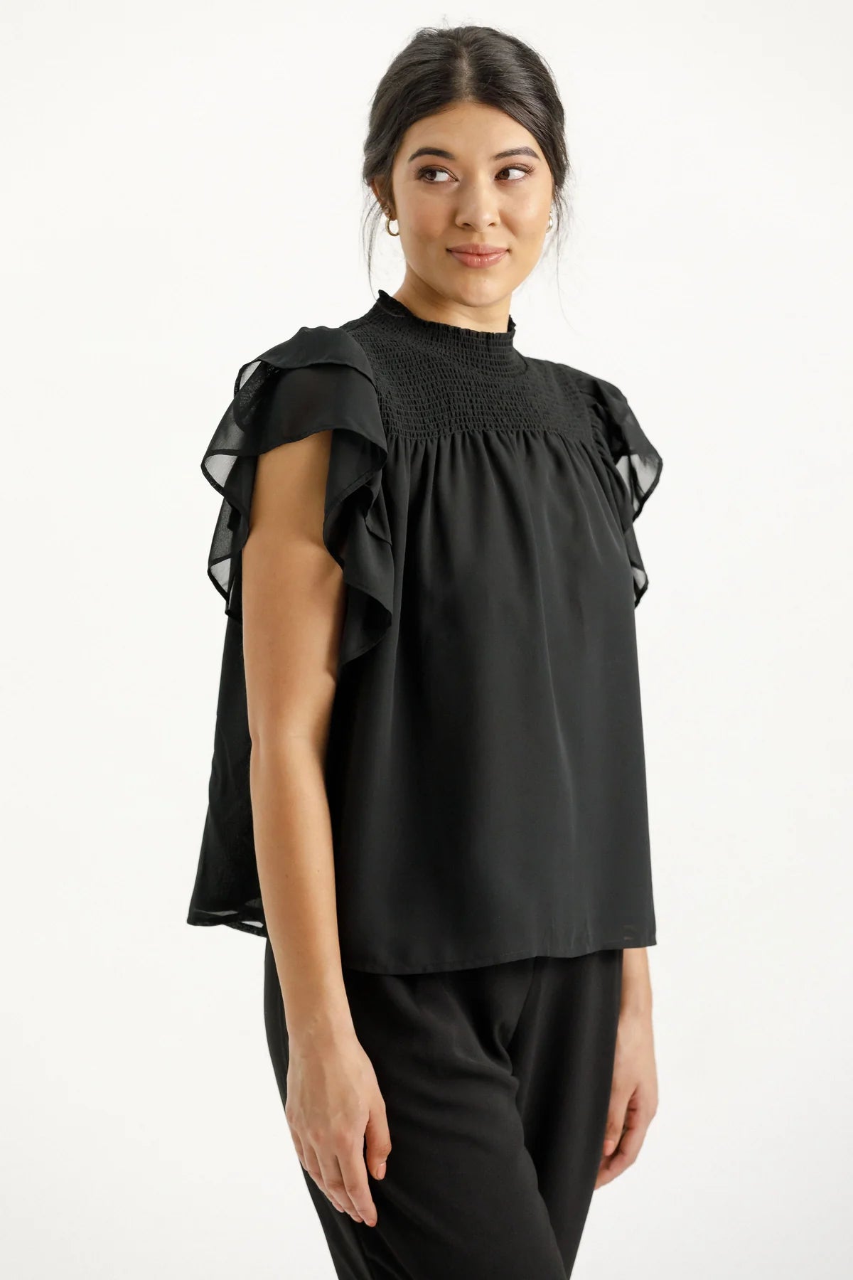 Home-lee Charlie Top - Black