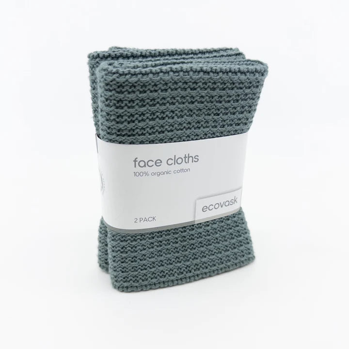 Ecovask Face Cloths - 2 pack