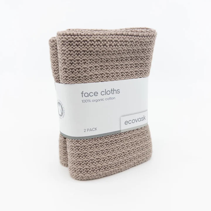 Ecovask Face Cloths - 2 pack