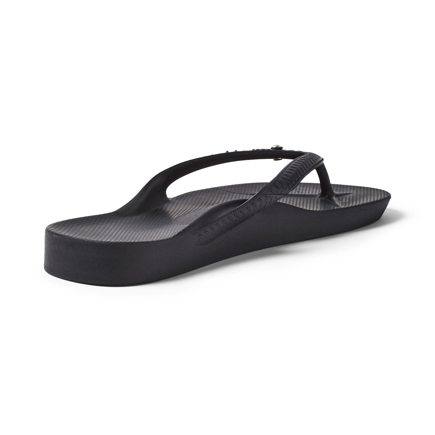 Archies Arch Support Jandals - Black Crystal