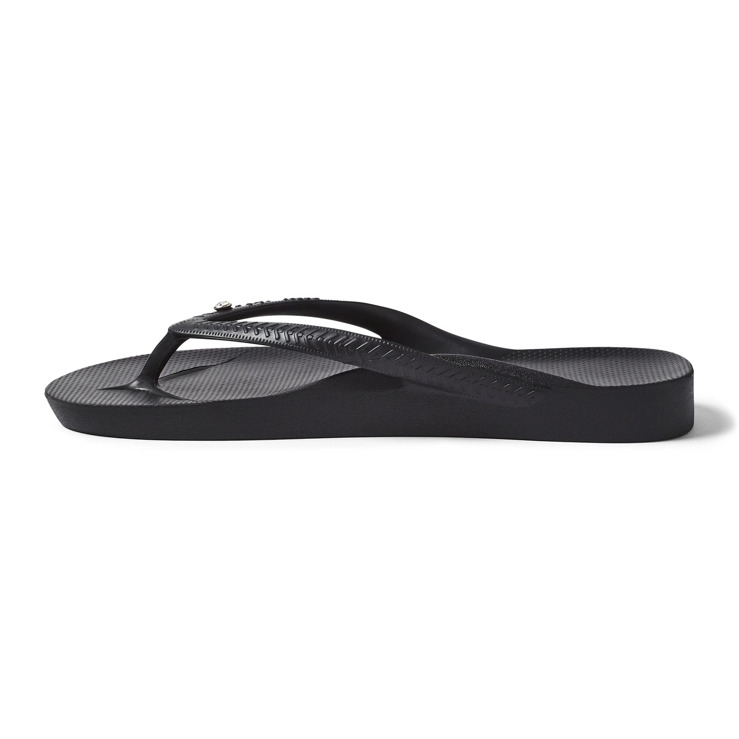 Archies Arch Support Jandals - Black Crystal