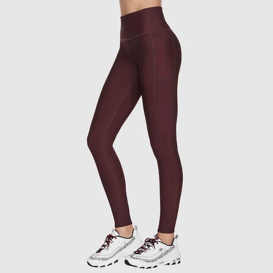 Skechers Go Flex High Waisted Full Length Rib Legging | Fig