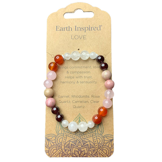 Earth Inspired Crystal Bracelet | Love