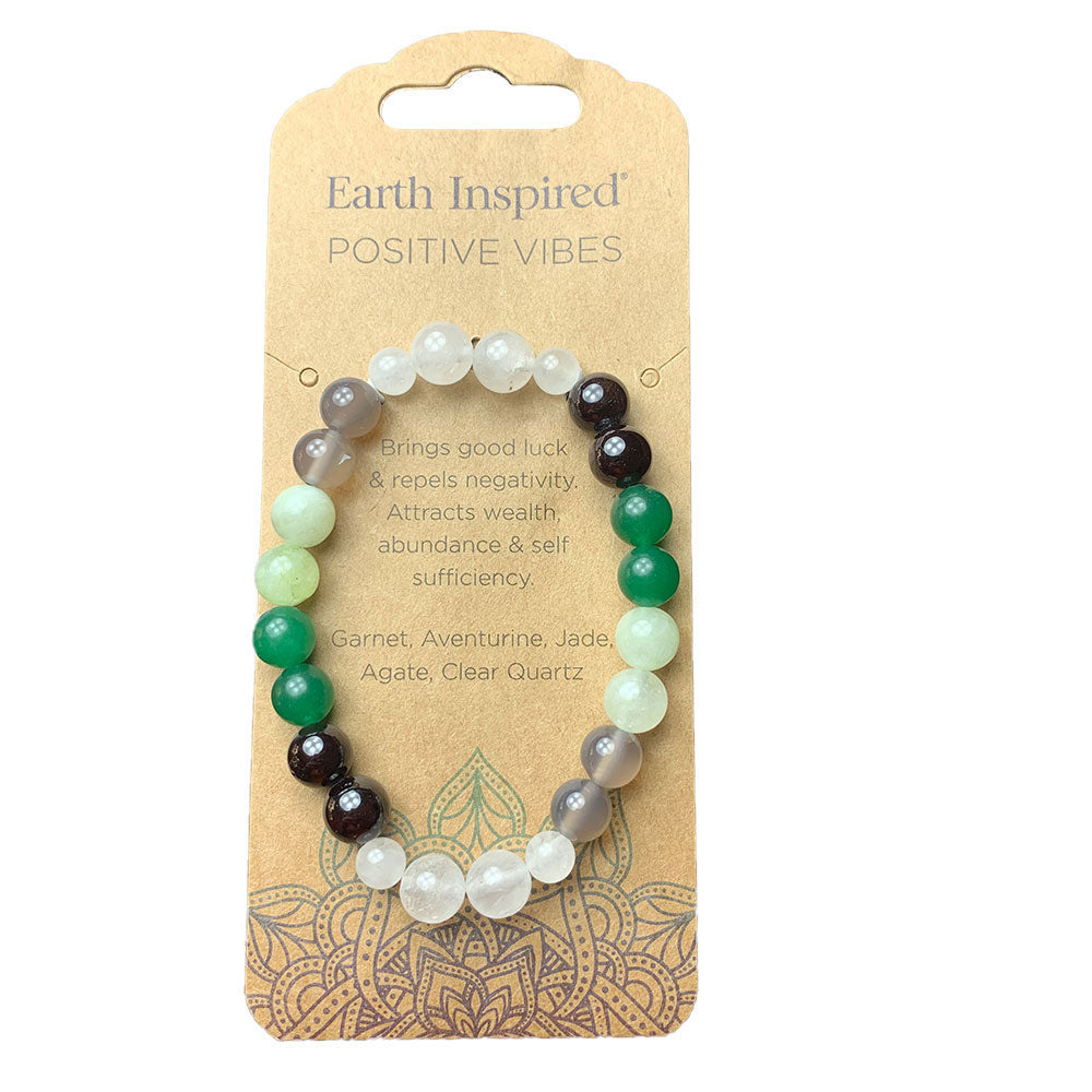 Earth Inspired Crystal Bracelet | Positive Vibes