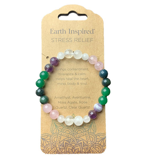 Earth Inspired Crystal Bracelet | Stress Relief