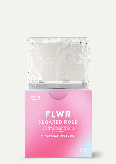 FLWR Candle 100g - Sugared Rose