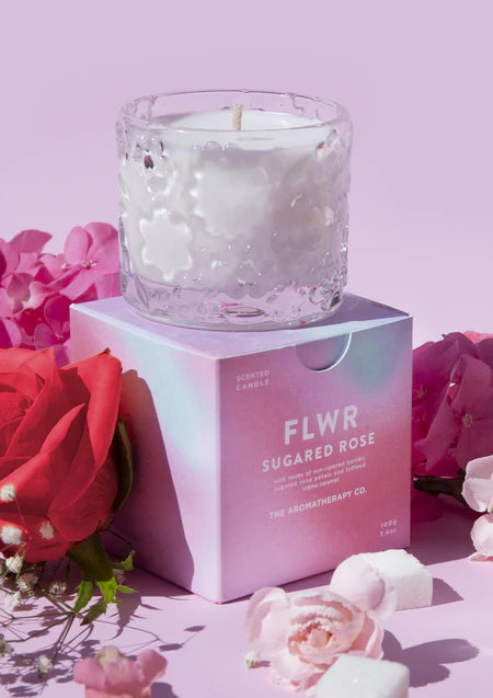 FLWR Candle 100g - Sugared Rose