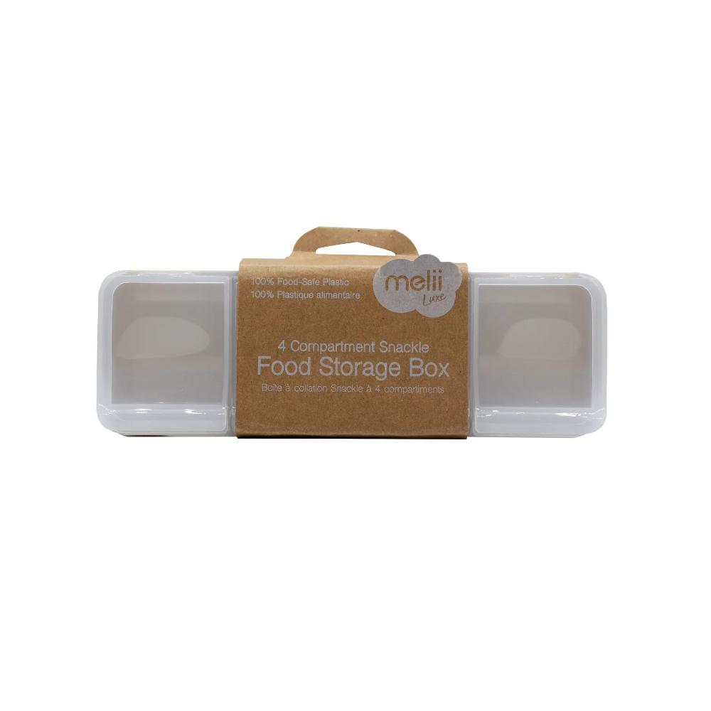 Melii 4 Compartment Snackle Box | Luxe Ivory