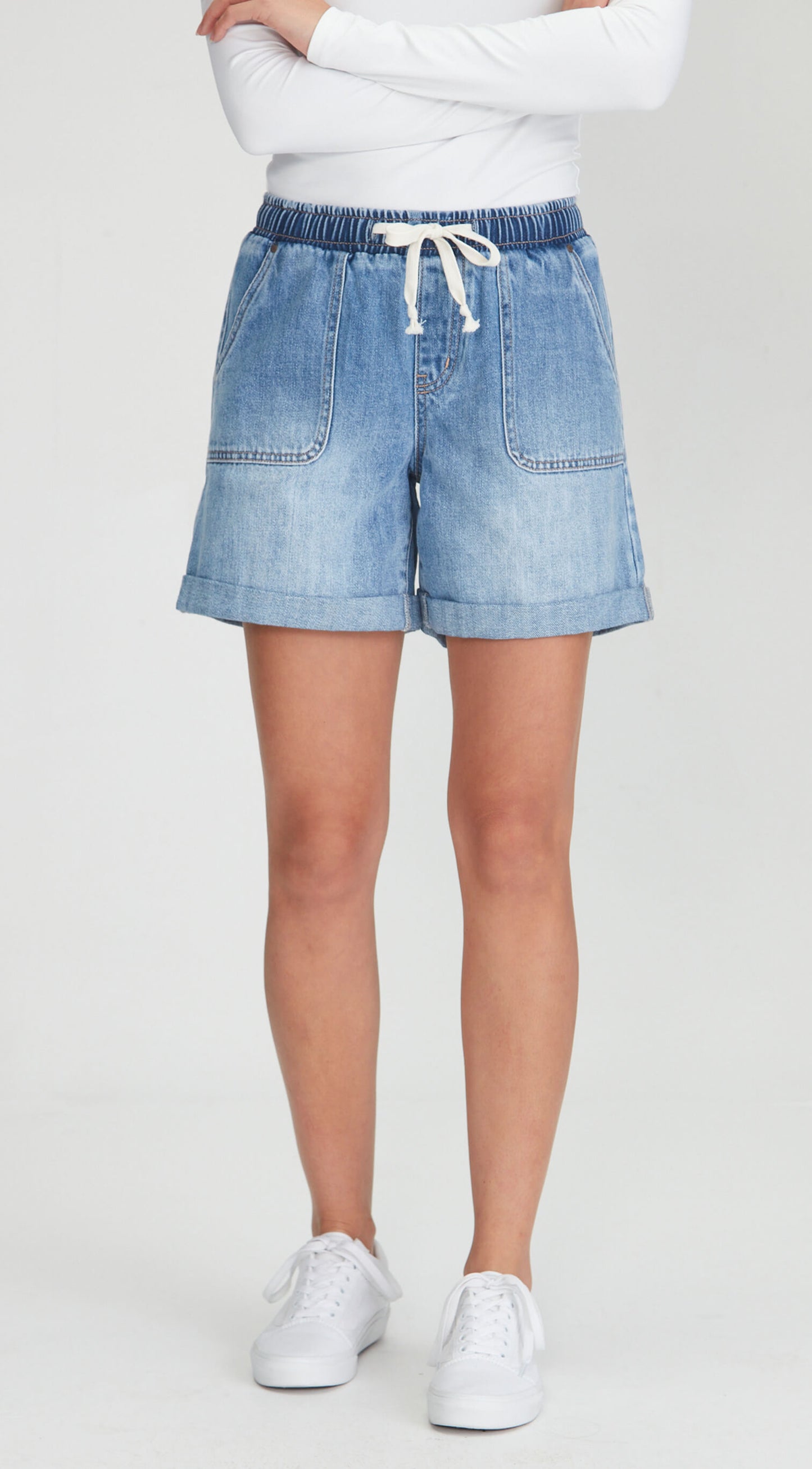 Junkfood Maggie Shorts | Blue