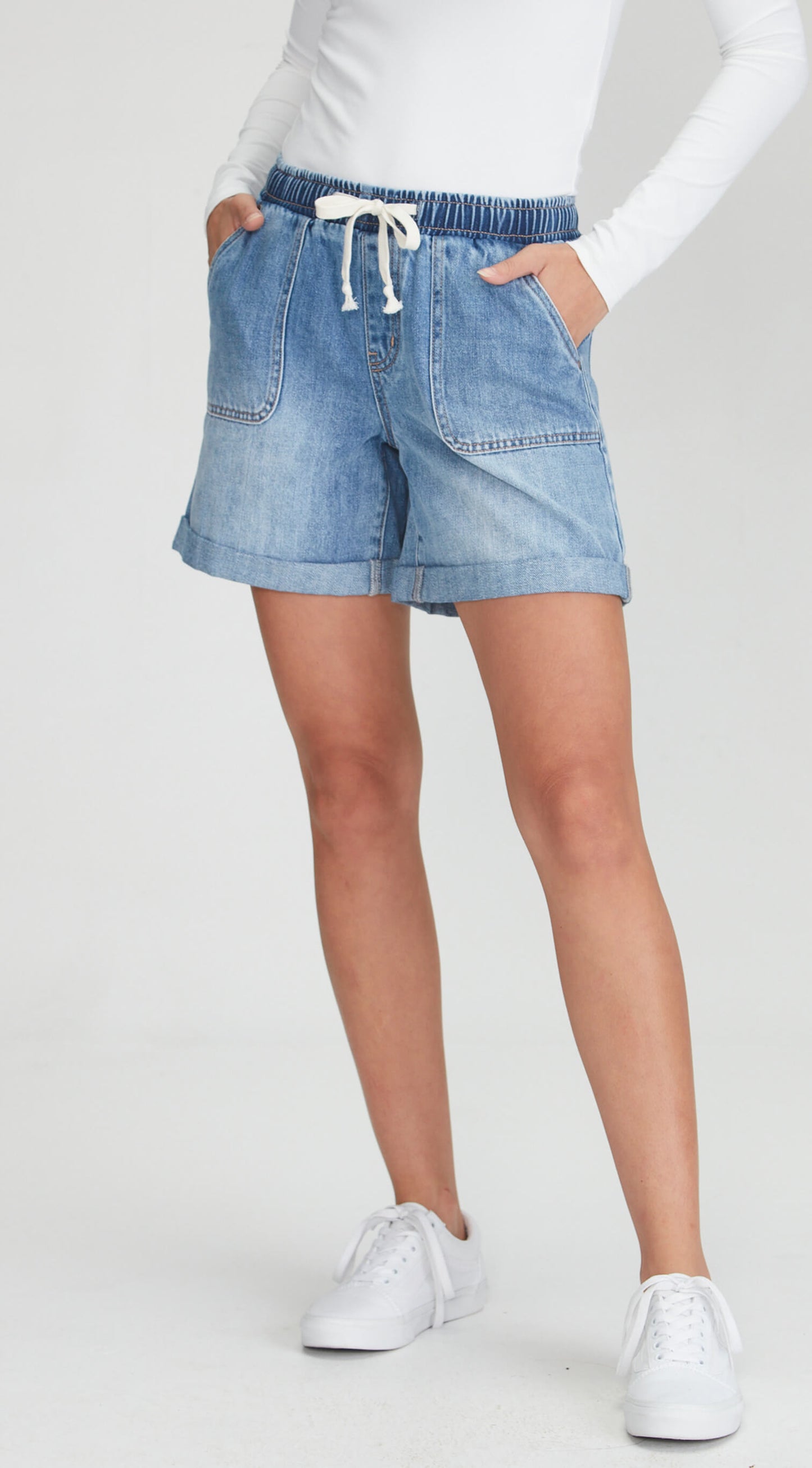 Junkfood Maggie Shorts | Blue