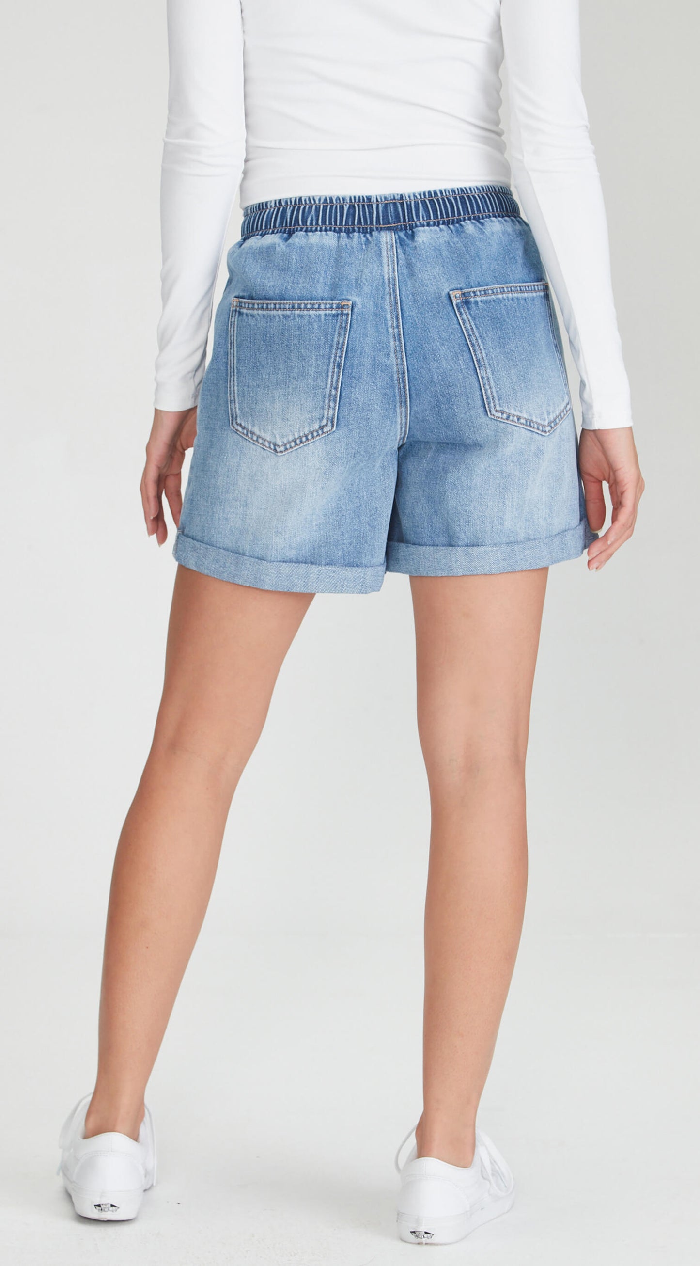 Junkfood Maggie Shorts | Blue