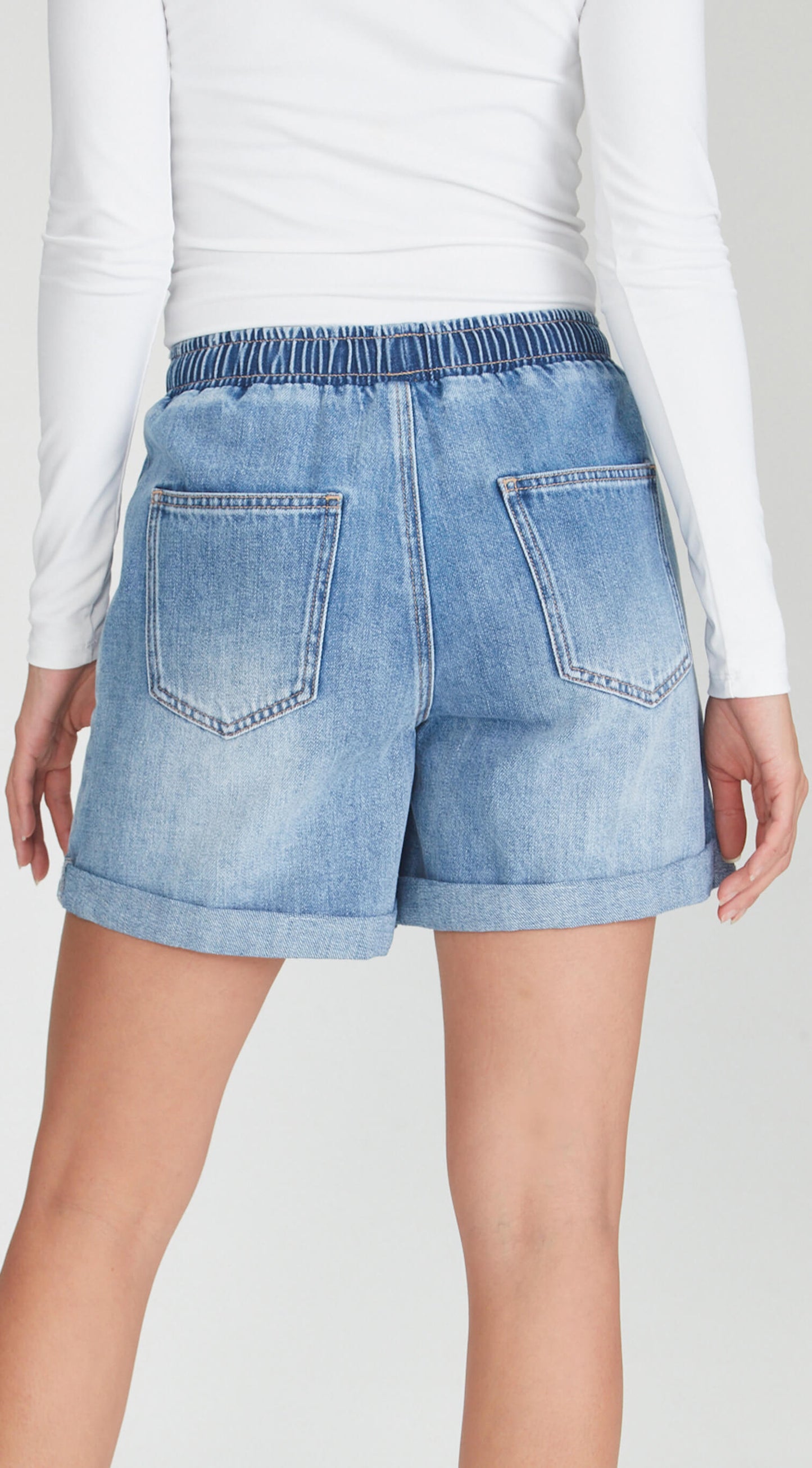 Junkfood Maggie Shorts | Blue