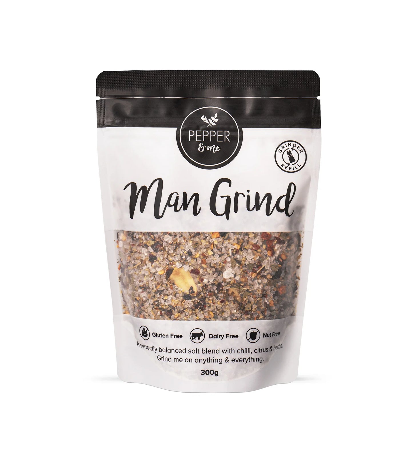 Pepper & Me Man Grind Bag