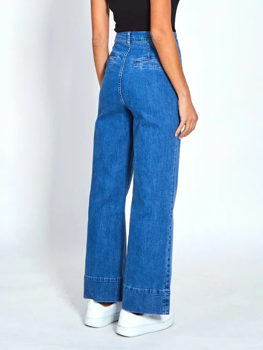 Monaco Milan Wide Leg Jeans - Blue