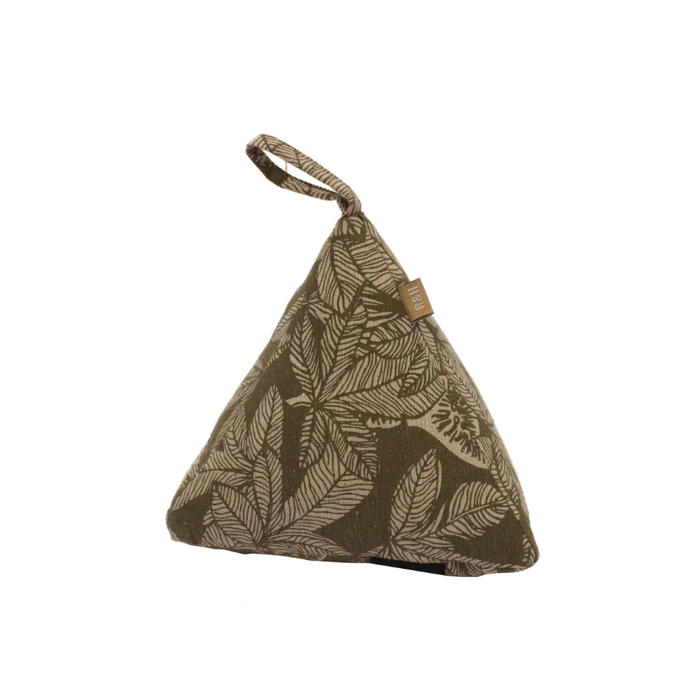 Raine & Humble Fig Leaf Door Stopper - Burnt Olive