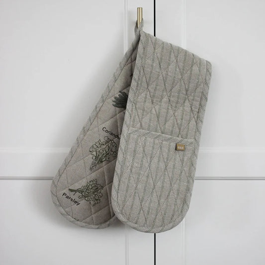 Raine & Humble Double Oven Glove | Olive Herb