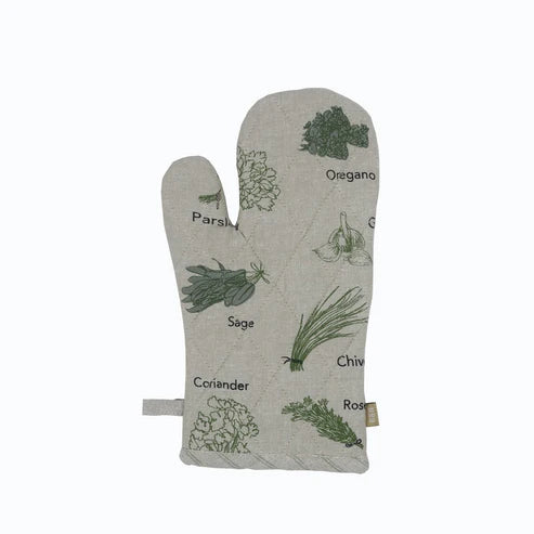 Raine & Humble Single Oven Glove | Charcoal Herb