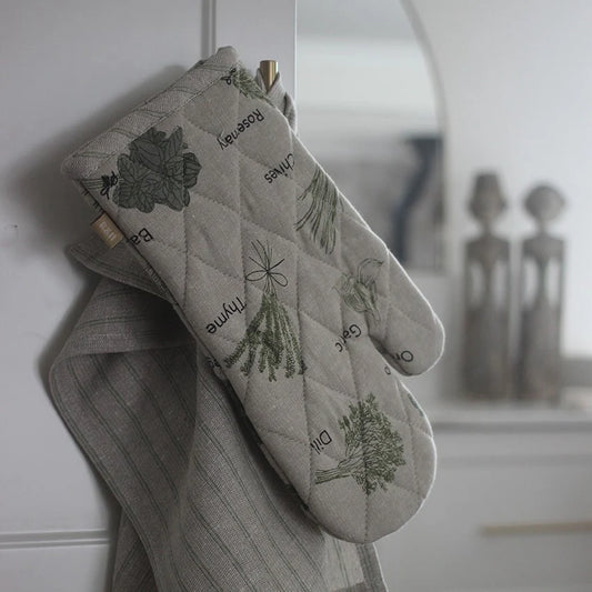 Raine & Humble Single Oven Glove | Olive Herb