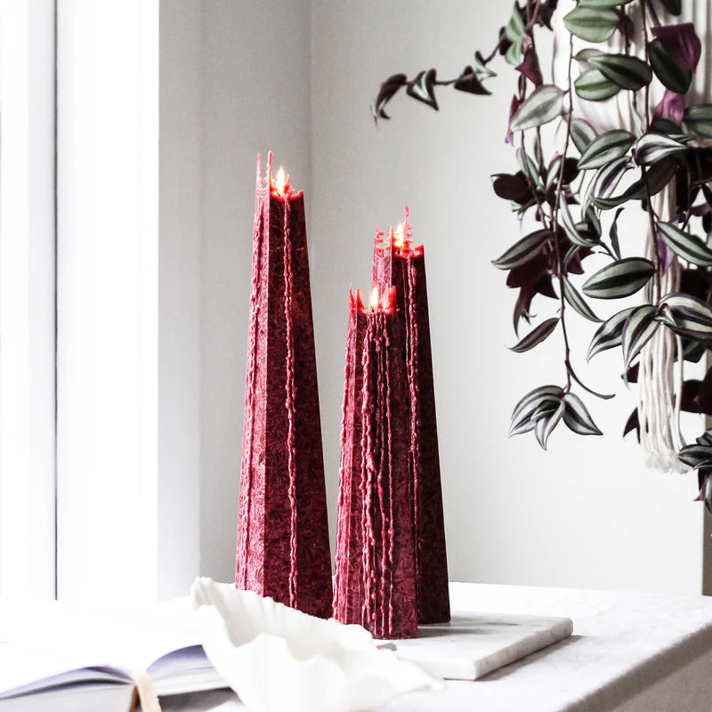 Living Light Icicle Candle - Pinot Noir