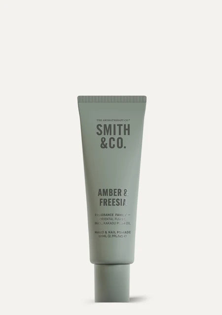 Smith & Co. Hand and Nail Pomade 80ml | Amber & Freesia