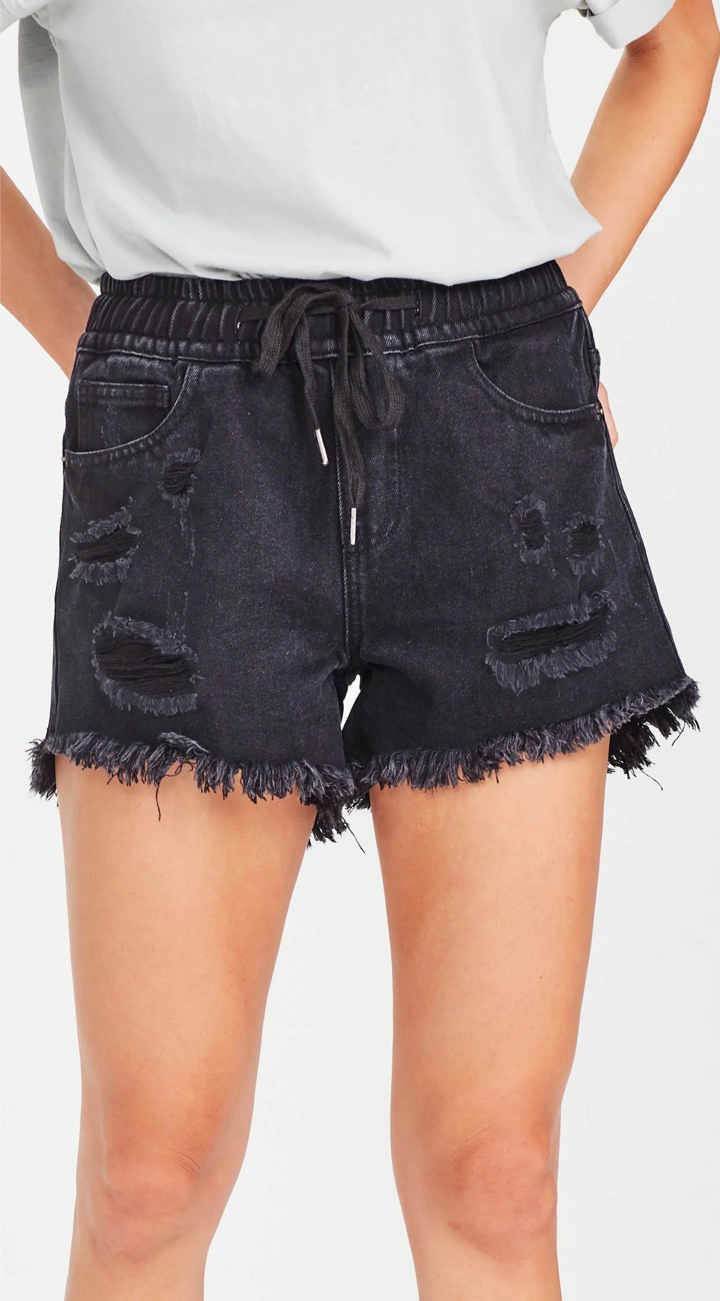 Junkfood Stella Shorts - Black