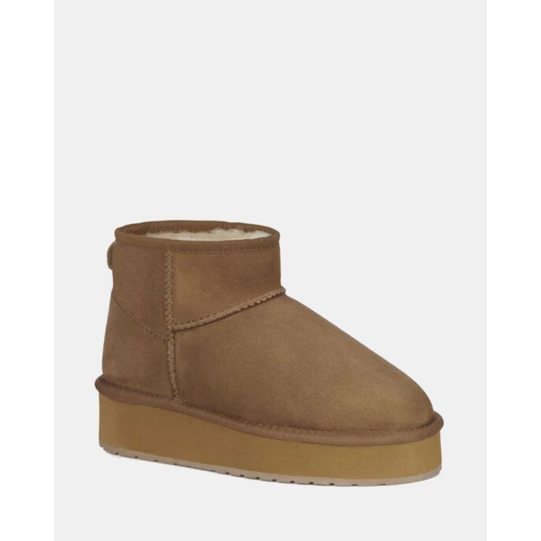 Emu Stinger Micro Flatform Boot - Chestnut