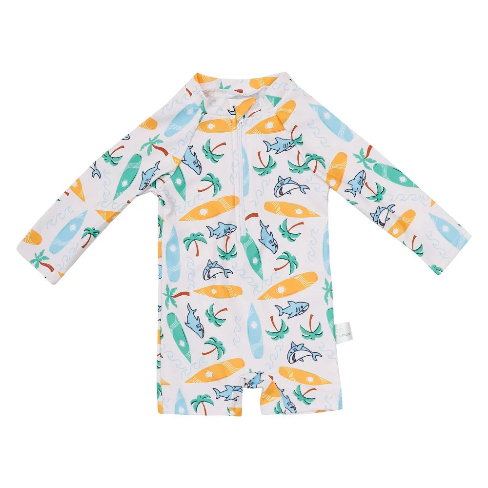 Bear & Moo Emerson Swimsuit - Surf Sharks