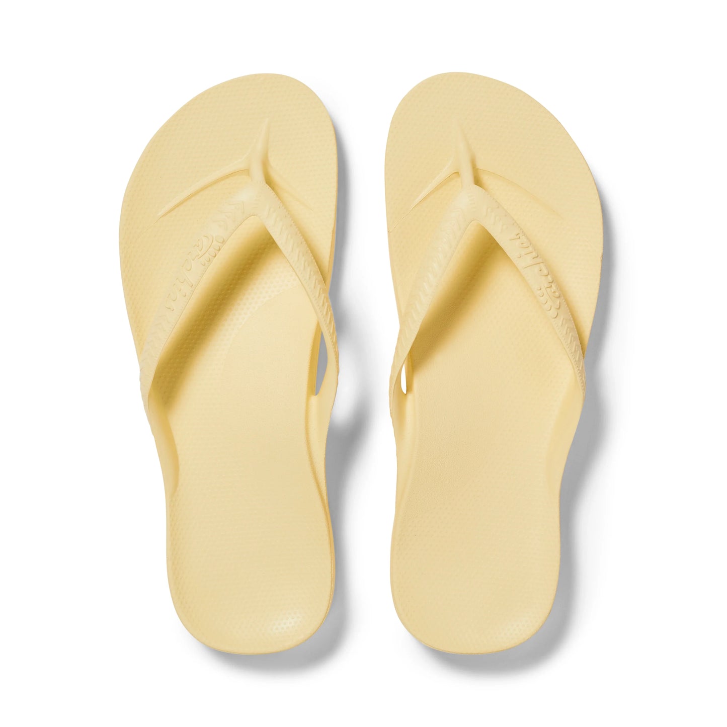 Archies Arch Support Jandals - Lemon