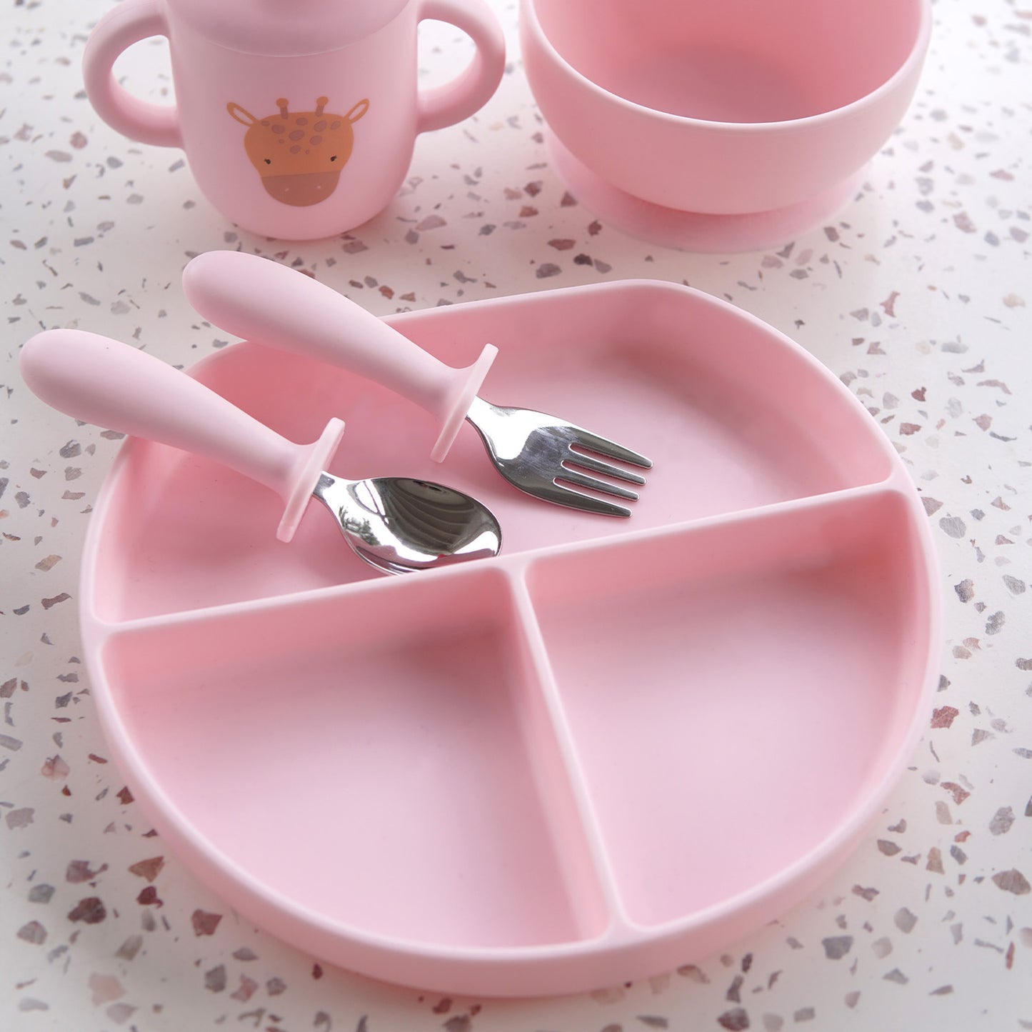 Splosh Baby Silicone Suction Plate - Pink