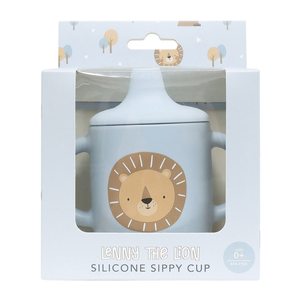 Splosh Baby Silicone Sippy Cup - Blue Lion