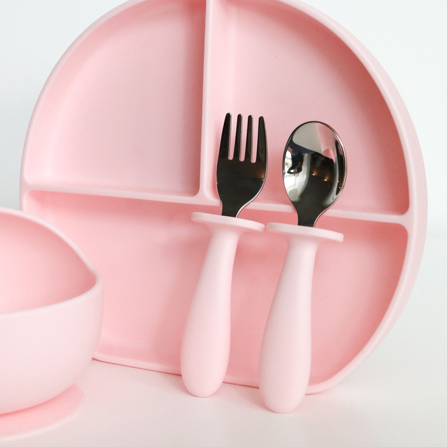 Splosh Baby Silicone Cutlery Set - Pink