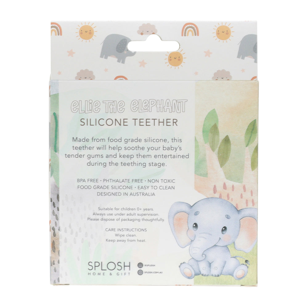 Splosh Baby Silicone Teether - Grey