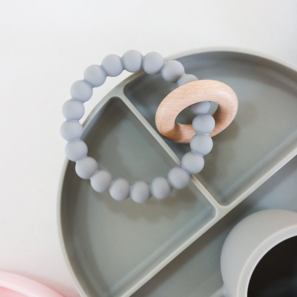 Splosh Baby Silicone Teether - Grey