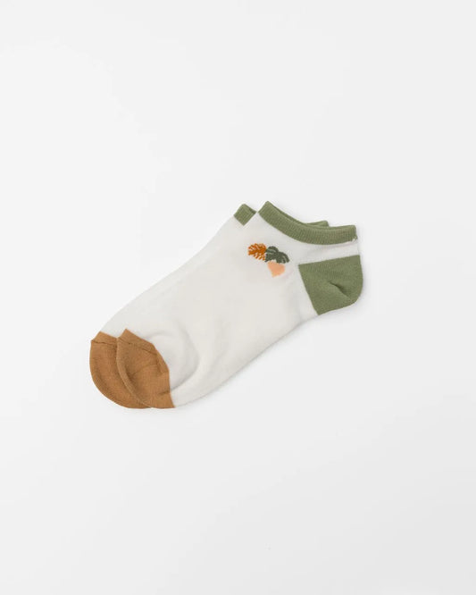 Stilen Bloom Socks | Monstera