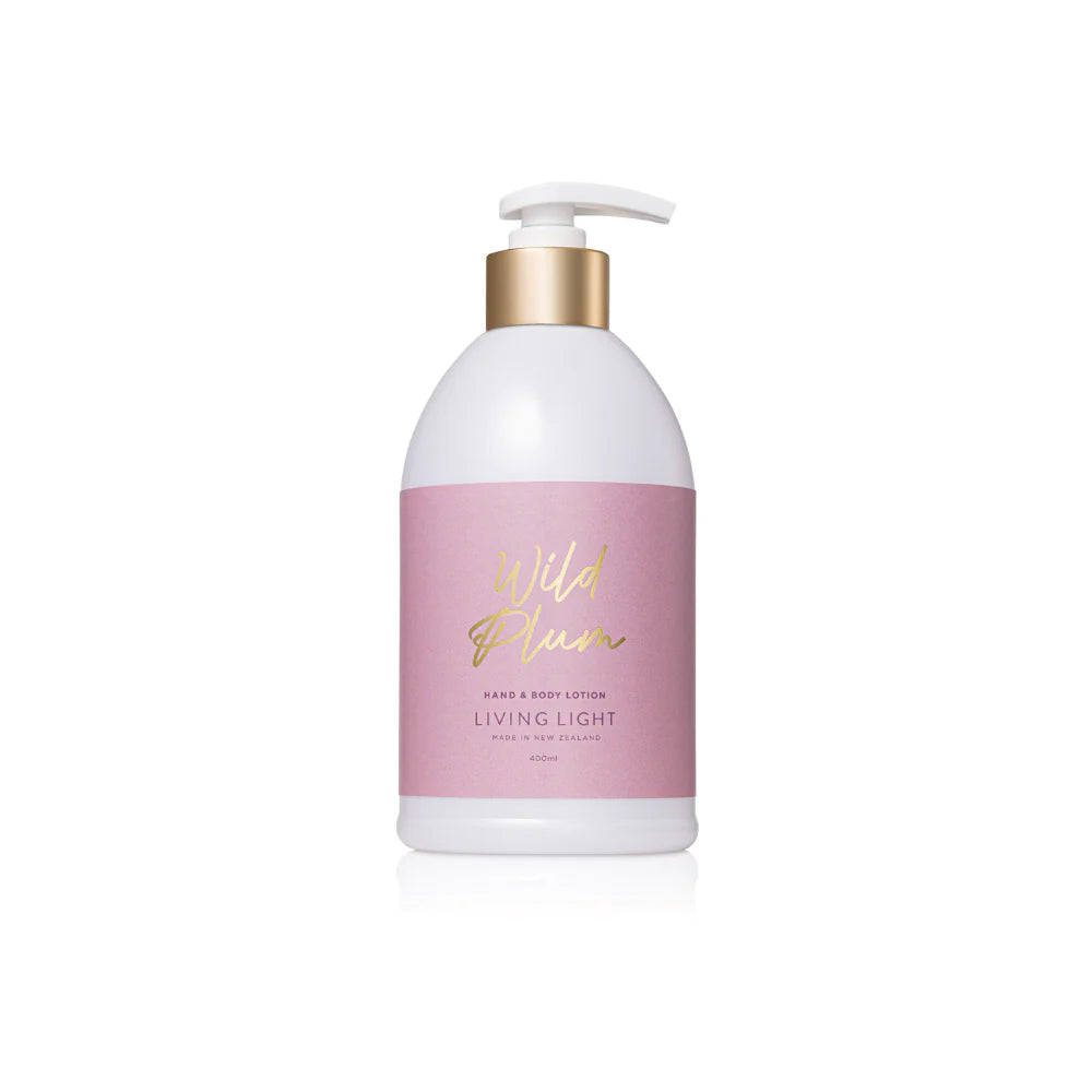 Living Light Wild Plum Hand & Body Lotion