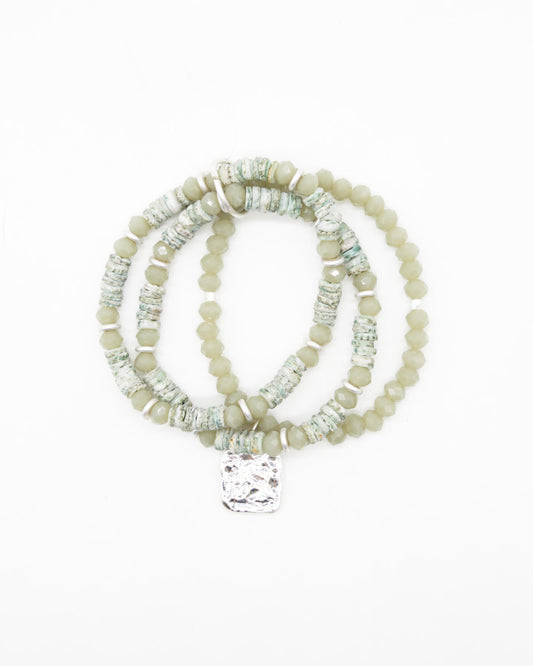 Stella + Gemma Bracelet Beads - Green