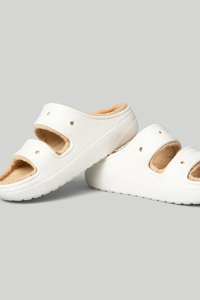 Crocs Cozzzy Sandal - White/Shitake