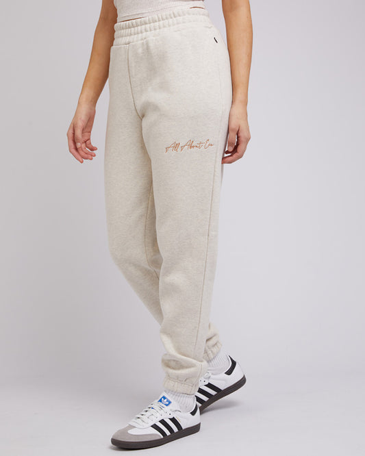 All About Eve Classic Trackpant - Oatmeal