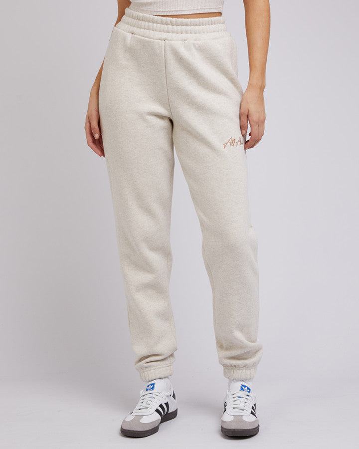 All About Eve Classic Trackpant - Oatmeal