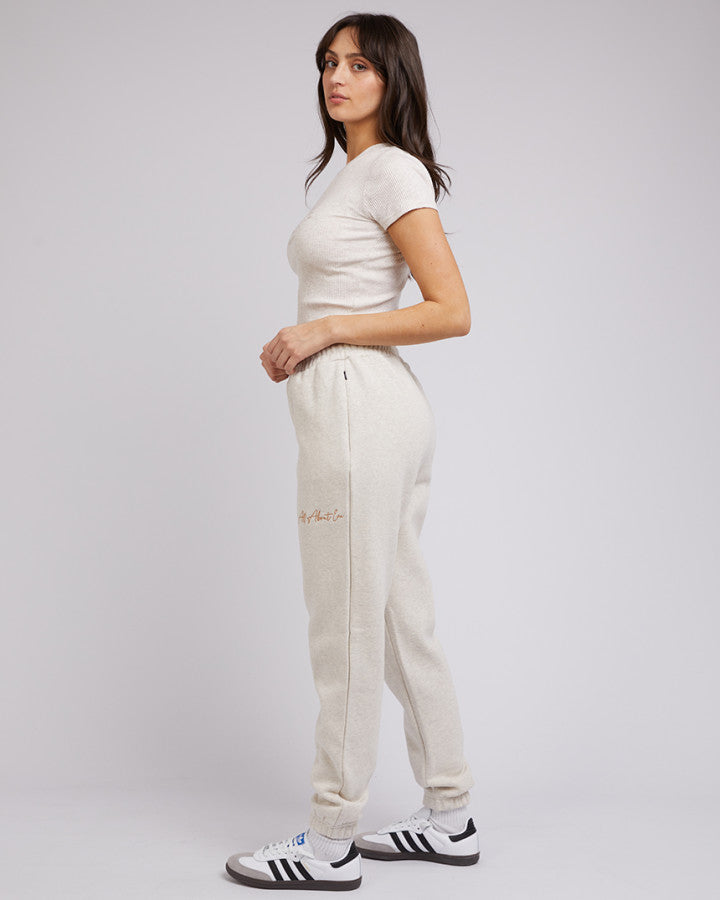 All About Eve Classic Trackpant - Oatmeal