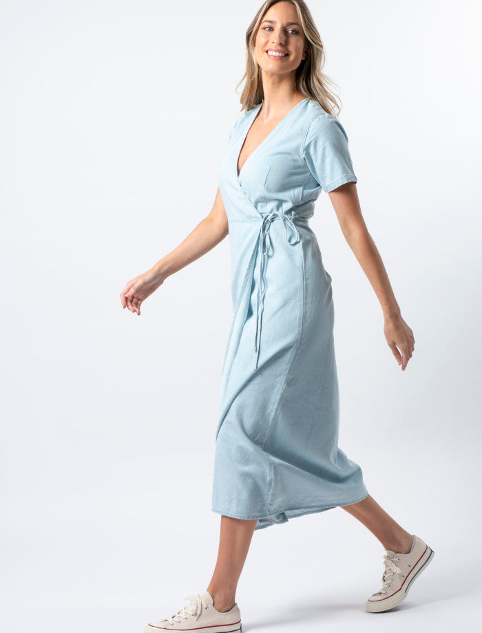 Stella + Gemma Como Dress - Light Blue Wash